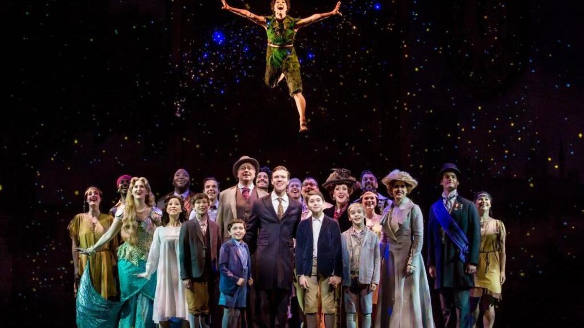 The cast of "Finding Neverland."