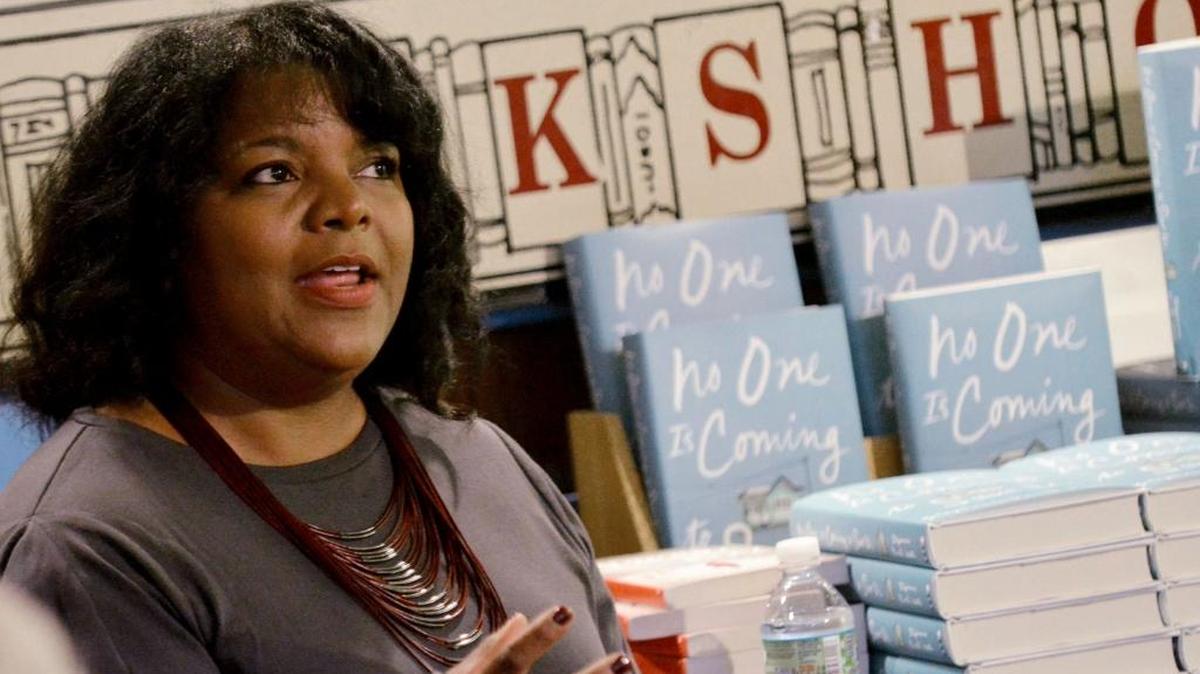 Author Stephanie Powell Watts in conversation at The Regulator Bookshop about her debut novel, "No One is Coming to Save Us," a recasting of the Great Gatsby with African-American characters.