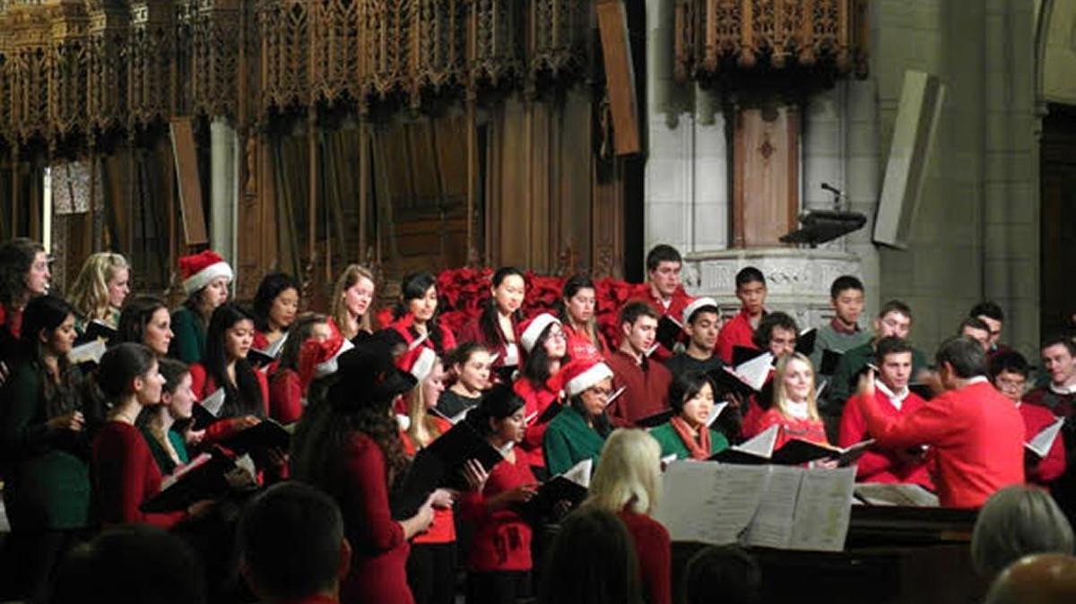 The Duke Chorale will perform its Christmas concert featuring seasonal selections and traditional carols for the entire audience to sing, on Tuesday, Nov. 28 at 7 p.m. at Duke Chapel.