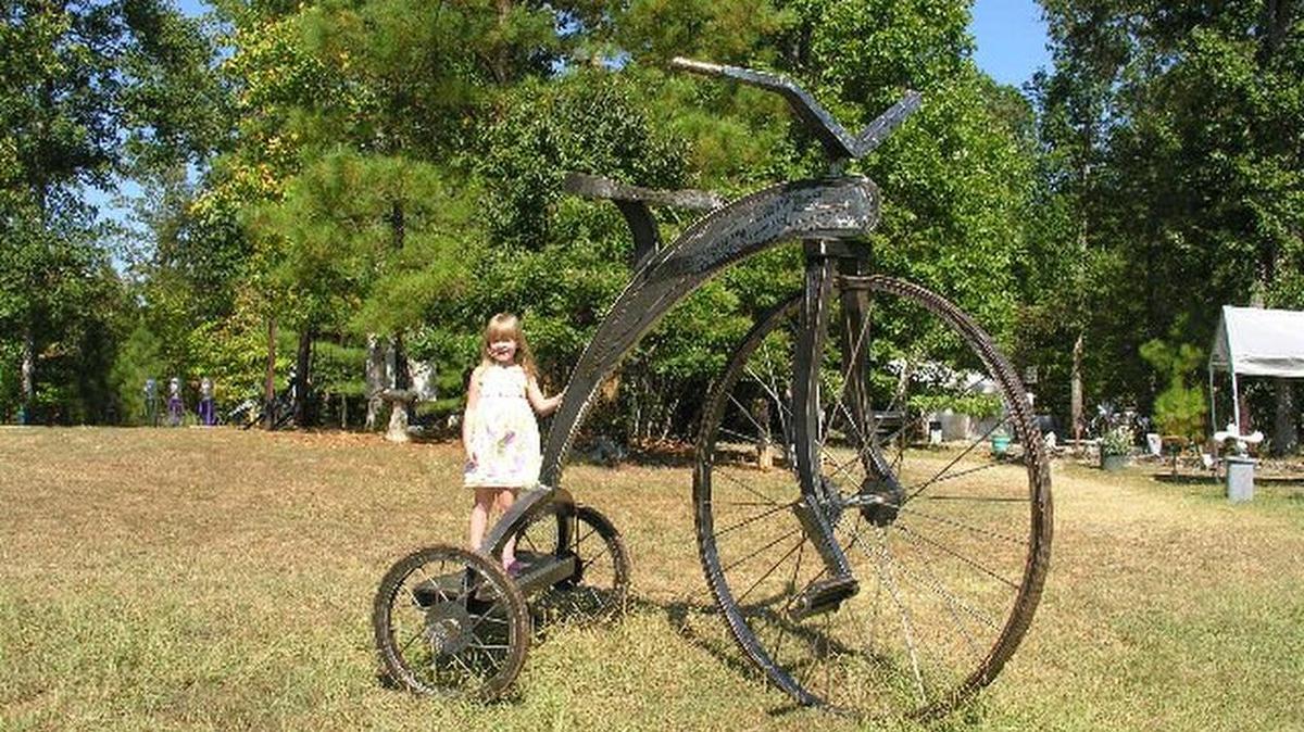 Sculptures of many media and form, created by over 80 artists, will dot the landscape of a 17-acre horse farm at the “Come Out and Play Sculpture Show” at JimGin Farm in Pittsboro on Saturday.