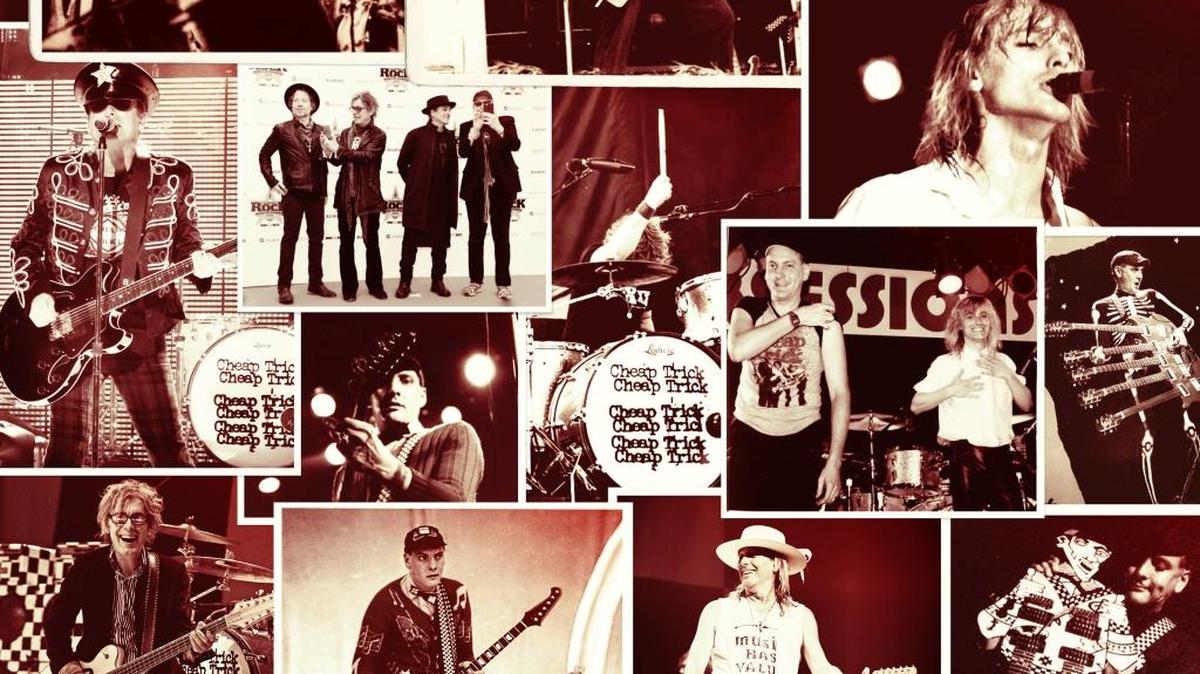 This cover image released by Big Machine shows "We're All Alright!" by Cheap Trick.