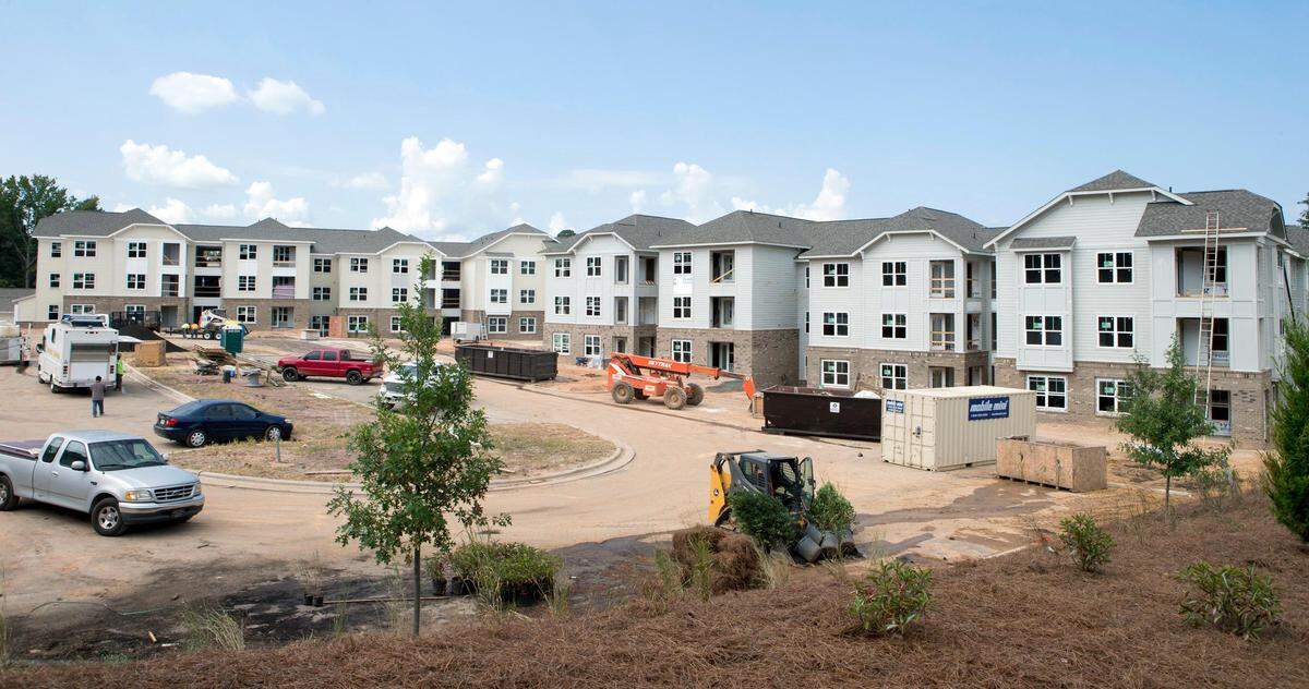 Greenfield Place (shown here) is now filled with families and individuals who needed affordable housing in Chapel Hill. A companion project, Greenfield Commons, is under construction and will serve adults 55 and older once completed.