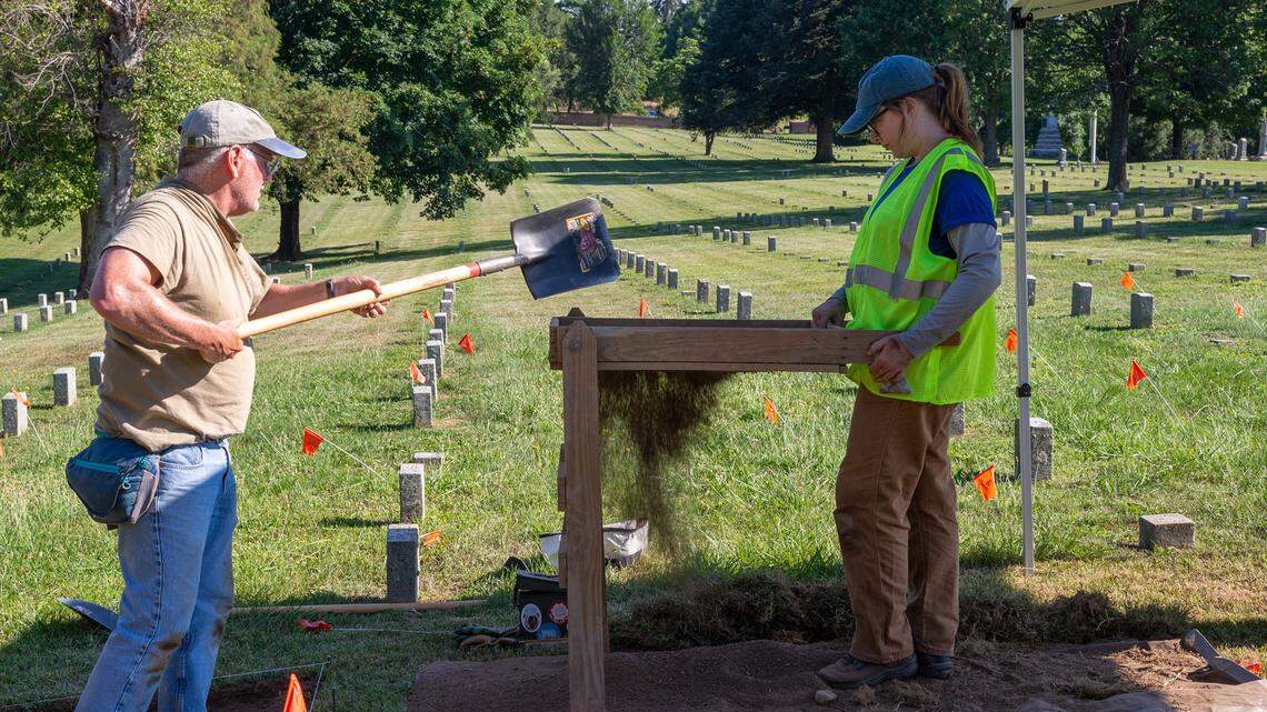 Archaeologists are looking for an available plot in Fredericksburg National Cemetery, which saw its last veteran burial in 1945.