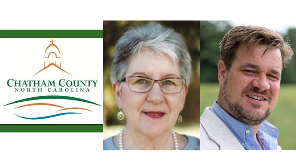 Democrats Diana Hales and Jim Crawford were re-elected to the Chatham County Board of Commissioners Tuesday night.
