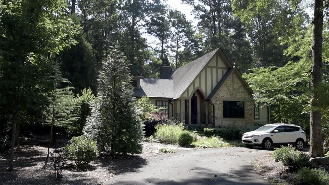 The scene at the  Hope Valley home of Bill Bishop, who’s death has been ruled a homicide by the Durham Police Dept. Bishop died April 21 of this year after being found unconscious in his living room with a dog leash around his neck on April 18.