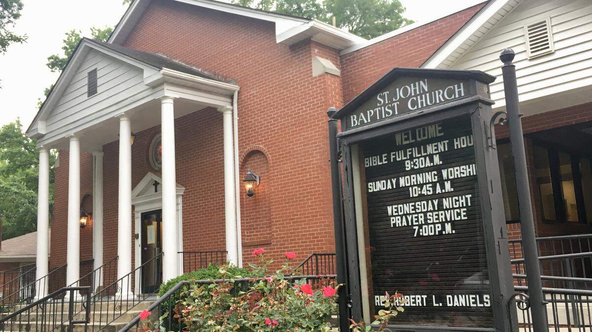 Residents of Walltown, a historically black neighborhood north of Duke's East Campus, met at St. John Baptist Church on May 21 to discuss how to save the character of their neighborhood.