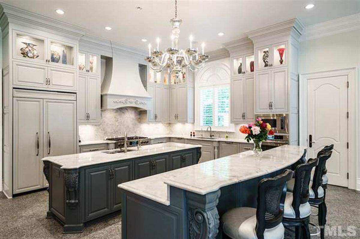 The kitchen inside 1624 Morning Mountain Road in North Raleigh.