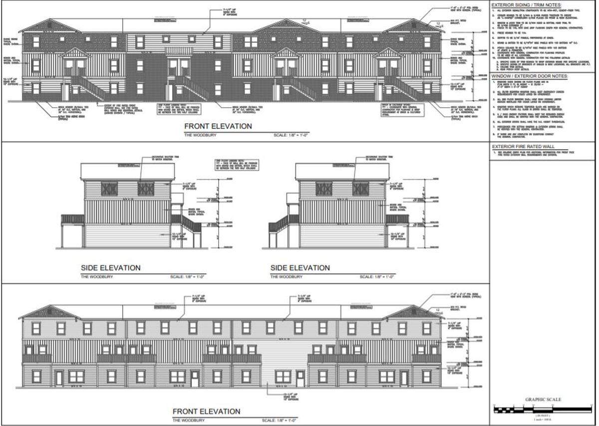 A screengrab of Landmark Properties' preliminary plans submitted to Raleigh for an apartment complex near Carter-Finley Stadium.