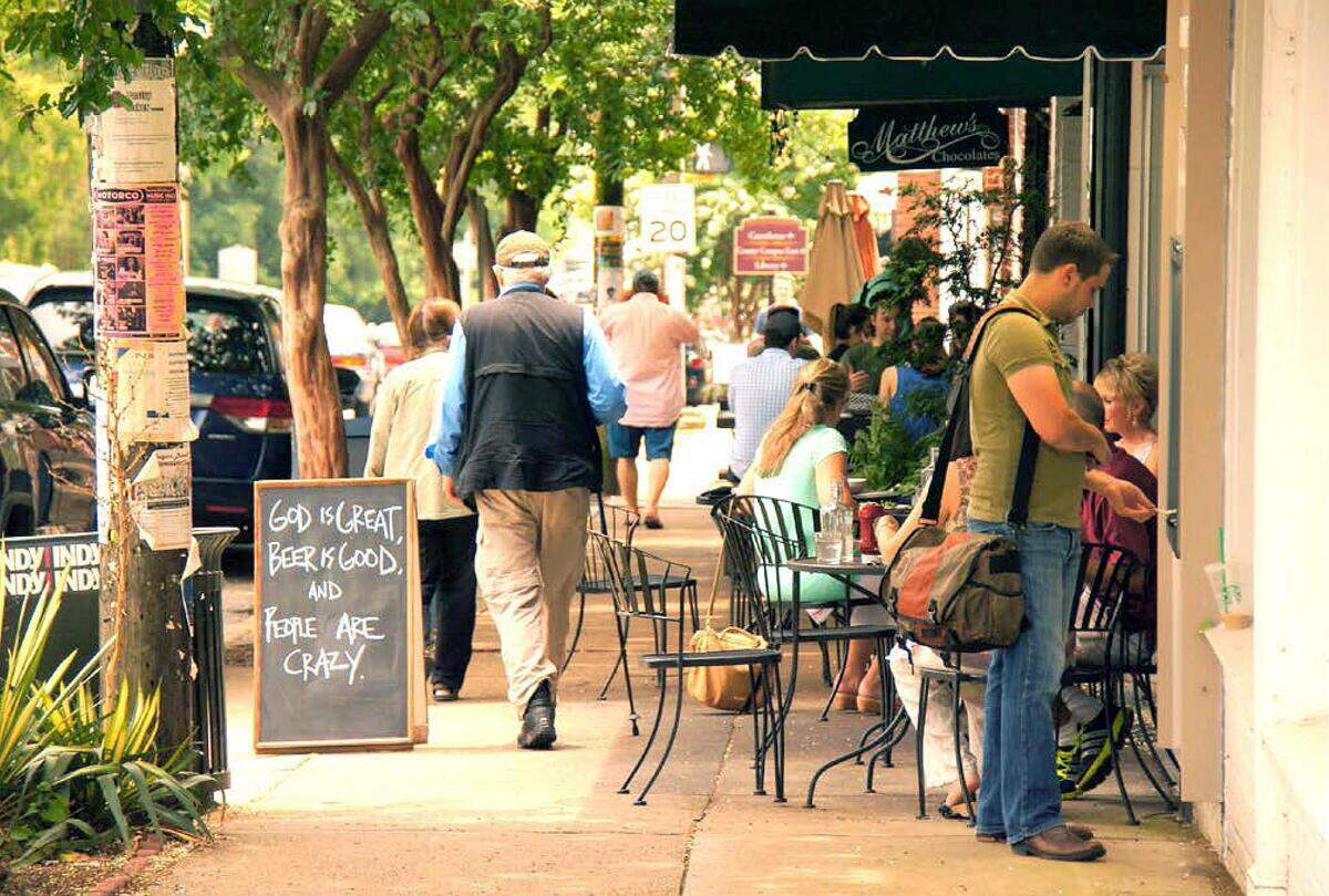 Some businesses had sidewalk dining before the town of Hillsborough set up its permit system, but officials said that often created conflicts with tables and chairs being moved into pedestrian pathways.