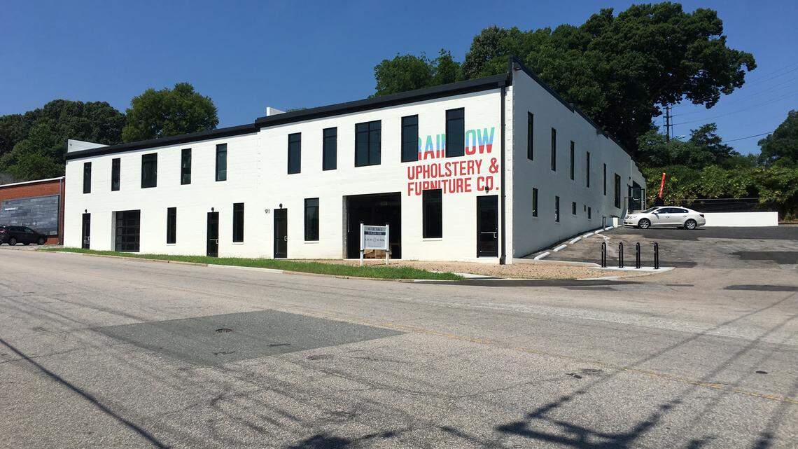 Atlas Stark says it's almost complete with its redevelopment of an old warehouse on North West Street in downtown Raleigh. It will become the home of two new restaurants, a fitness center and several offices.