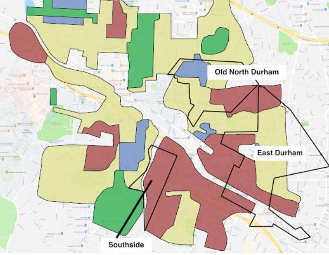 The neighborhoods of Southside, East Durham and Old North Durham have seen some of the most acute price increases in recent years, according to a new study by the North Carolina Poverty Research Center.