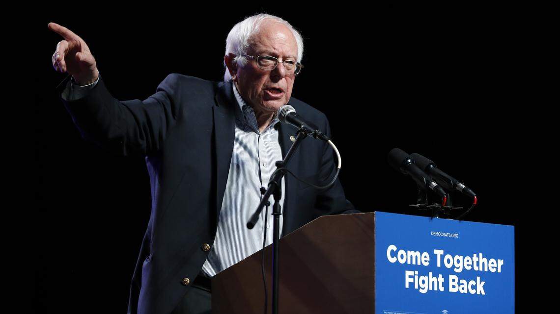 U.S. Sen. Bernie Sanders, I-Vermont, pictured in an April 20, 2017 file photo, will speak at Duke University Chapel along with the Rev. William J. Barber II on April 19, 2018.