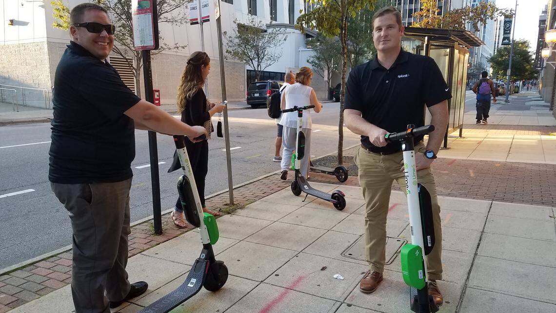 Downtown festival crowds and scooters, what could go wrong?