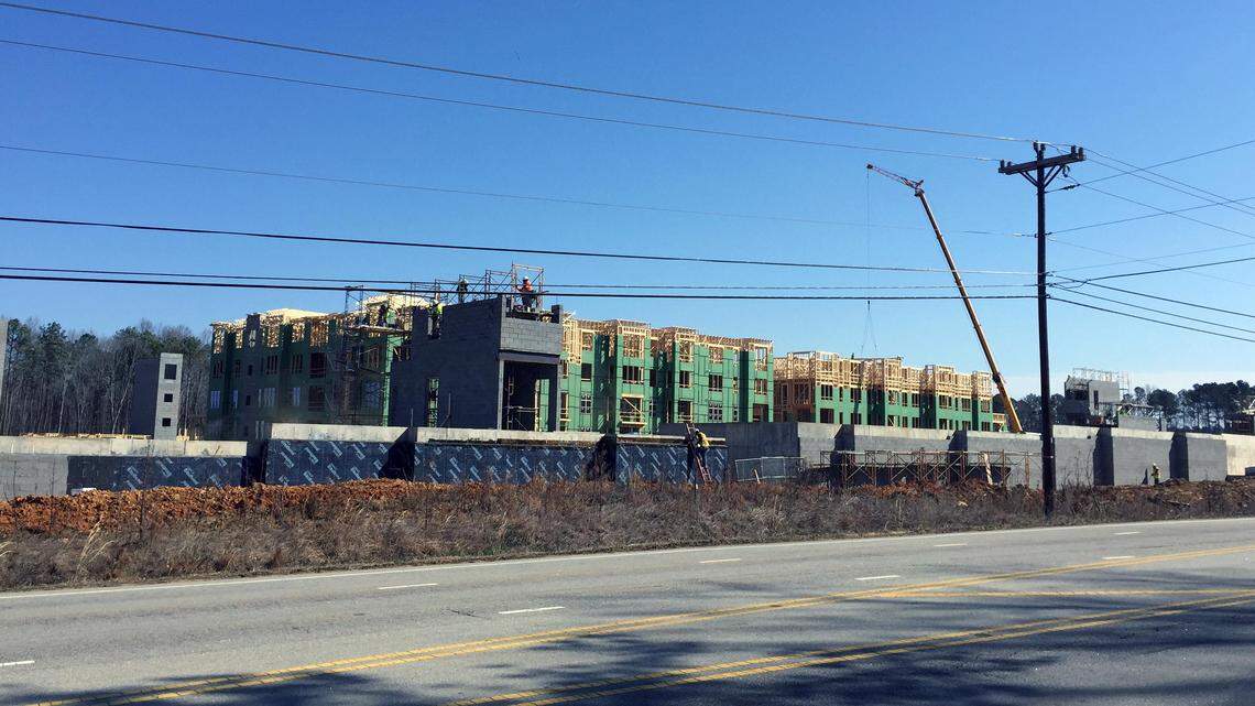 One use for economic incentives is to secure more affordable housing, Chapel Hill town officials said. That was the case with the 55-acre mixed-use Carraway Village project, now under construction on Eubanks Road. The town will help pay for required road improvements in return for the developer putting more effort into securing affordable housing or selling the land to the town for $1.