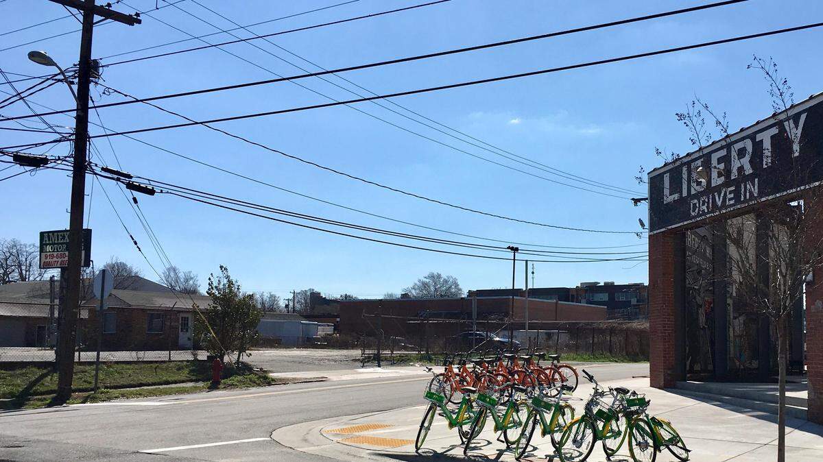 Developer Paul Smith recently acquired an old used-car lot at 614 Rigsbee Ave. for $2.5 million, according to county records