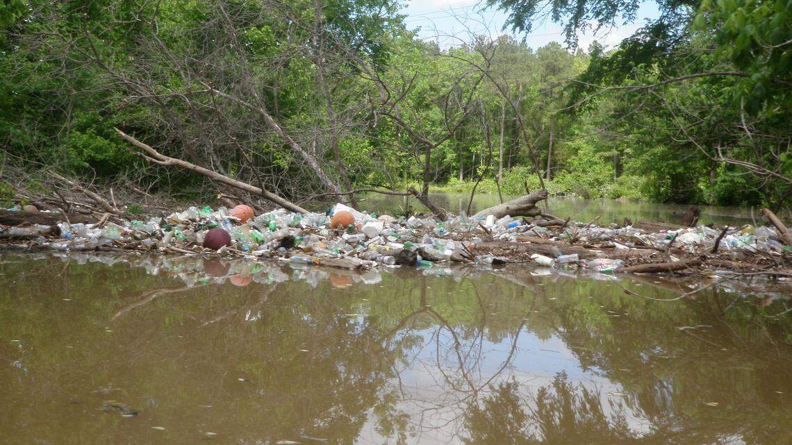 Every year,  volunteers clean thousands of pieces of single-use plastic out of Ellerbe Creek in Durham.