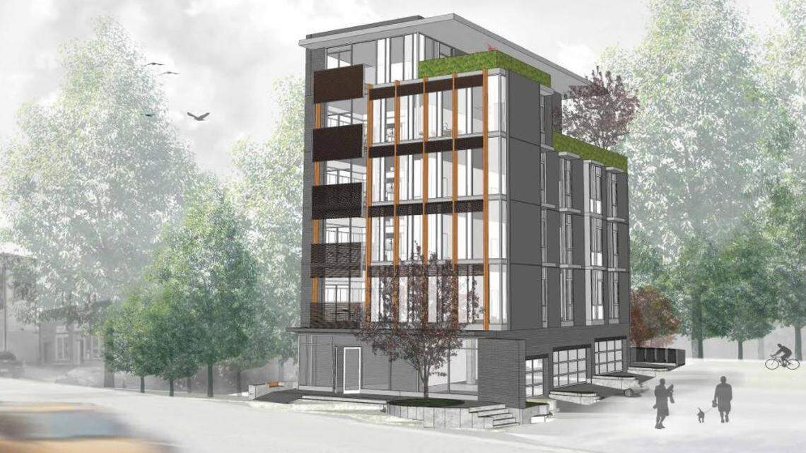 Philip Szostak, the architect behind the Durham Performing Arts Center, and Paul Snow have submitted plans for a 6-story condo project on Washington Street in downtown Durham.