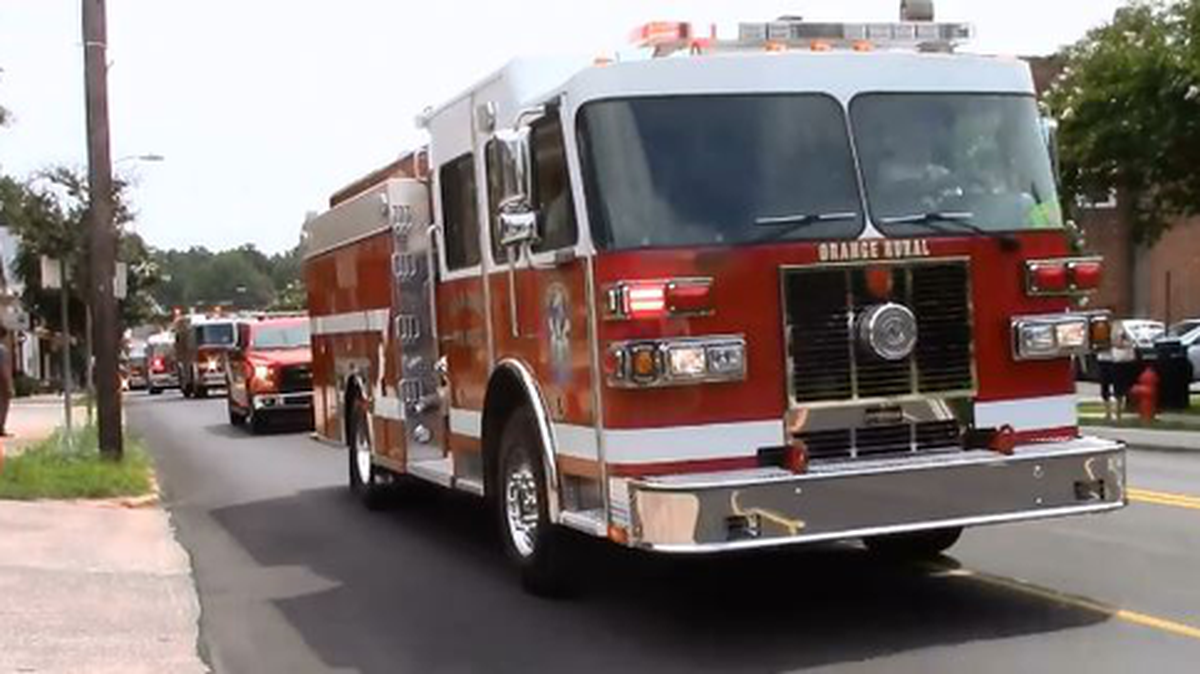 A fire truck processional will take place Saturday morning in honor of Orange Rural Assistant Chief of Training and Safety Jeff Holden, who died Monday after helping to rescue a construction worker trapped in a trench earlier that day.