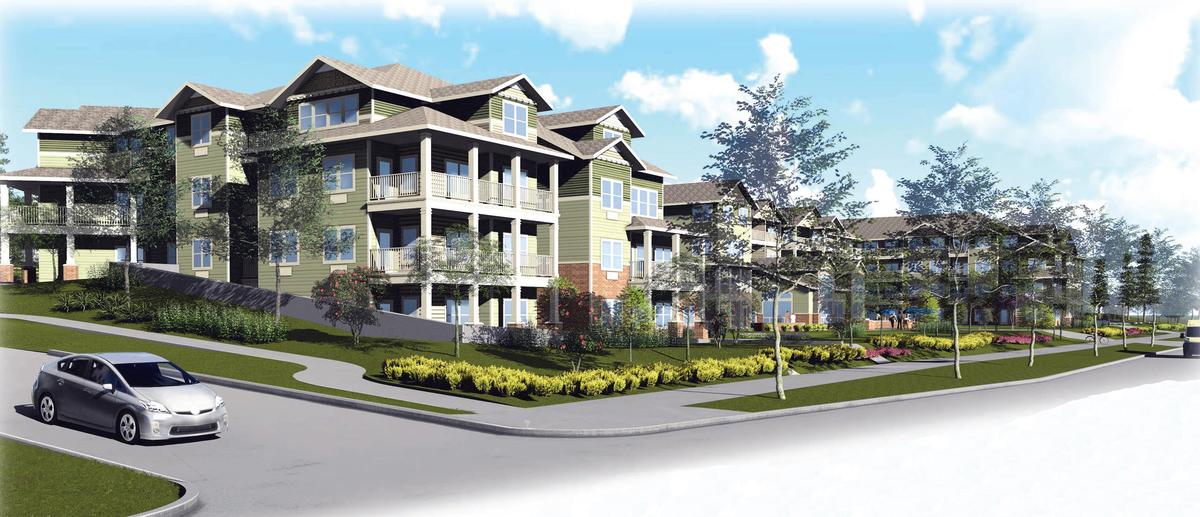 The Chapel Hill Retirement Residence is under construction now on North Estes Drive in Chapel Hill. Neighbors and others took their concerns to the town this spring when the property was clear-cut and blasting began.