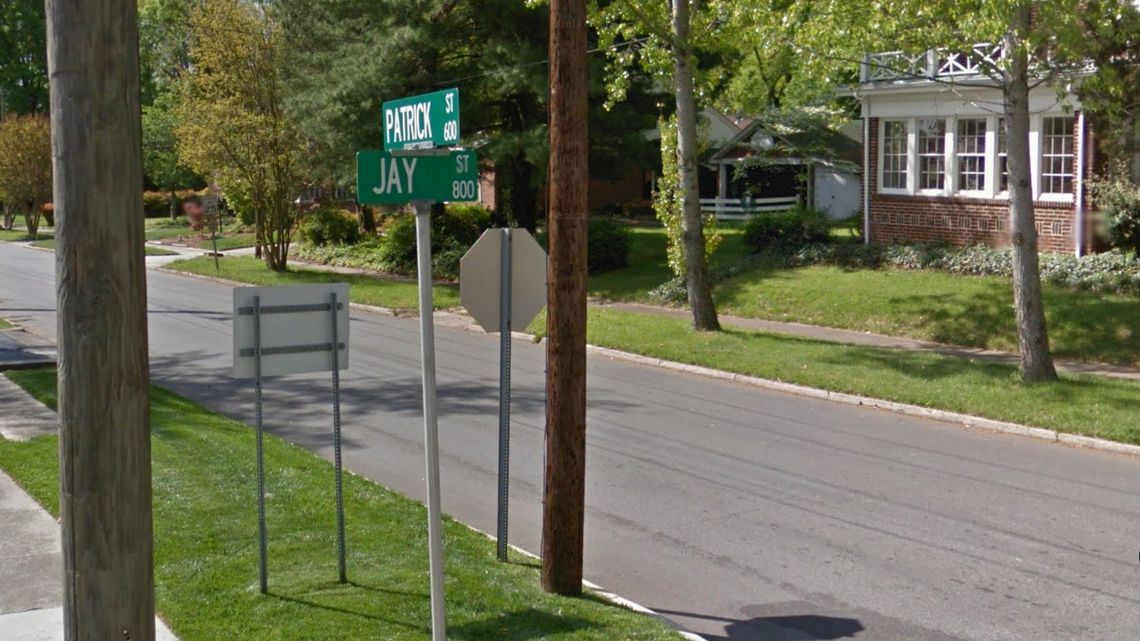 Reports of gunfire led Eden police to the intersection of Jay and Patrick streets, where someone reported being hurt Thursday evening.