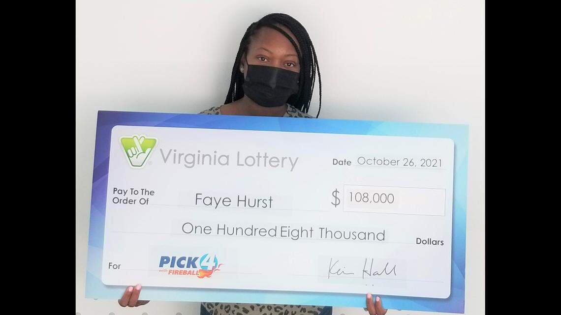 Faye Hurst of Norfolk, Virginia, bought 40 tickets in the Virginia Lottery with the same four digits and won 40 times. She plays the same numbers daily.