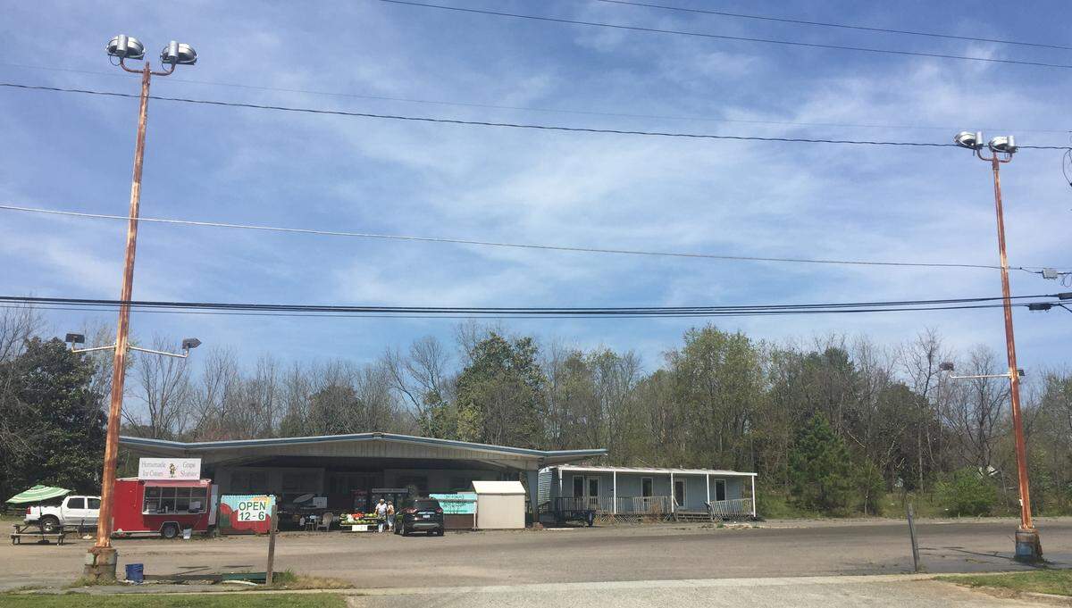 A developer wants to put a new gas station on this property at 165 East St., near downtown Pittsboro.