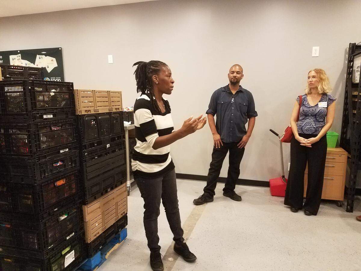 “This is how we’re going to be able to fight child hunger,” said Amber Simmons, Inter-Faith Food Shuttle’s child hunger programs manager as she gave tours of the new Child Food Hub in Durham.