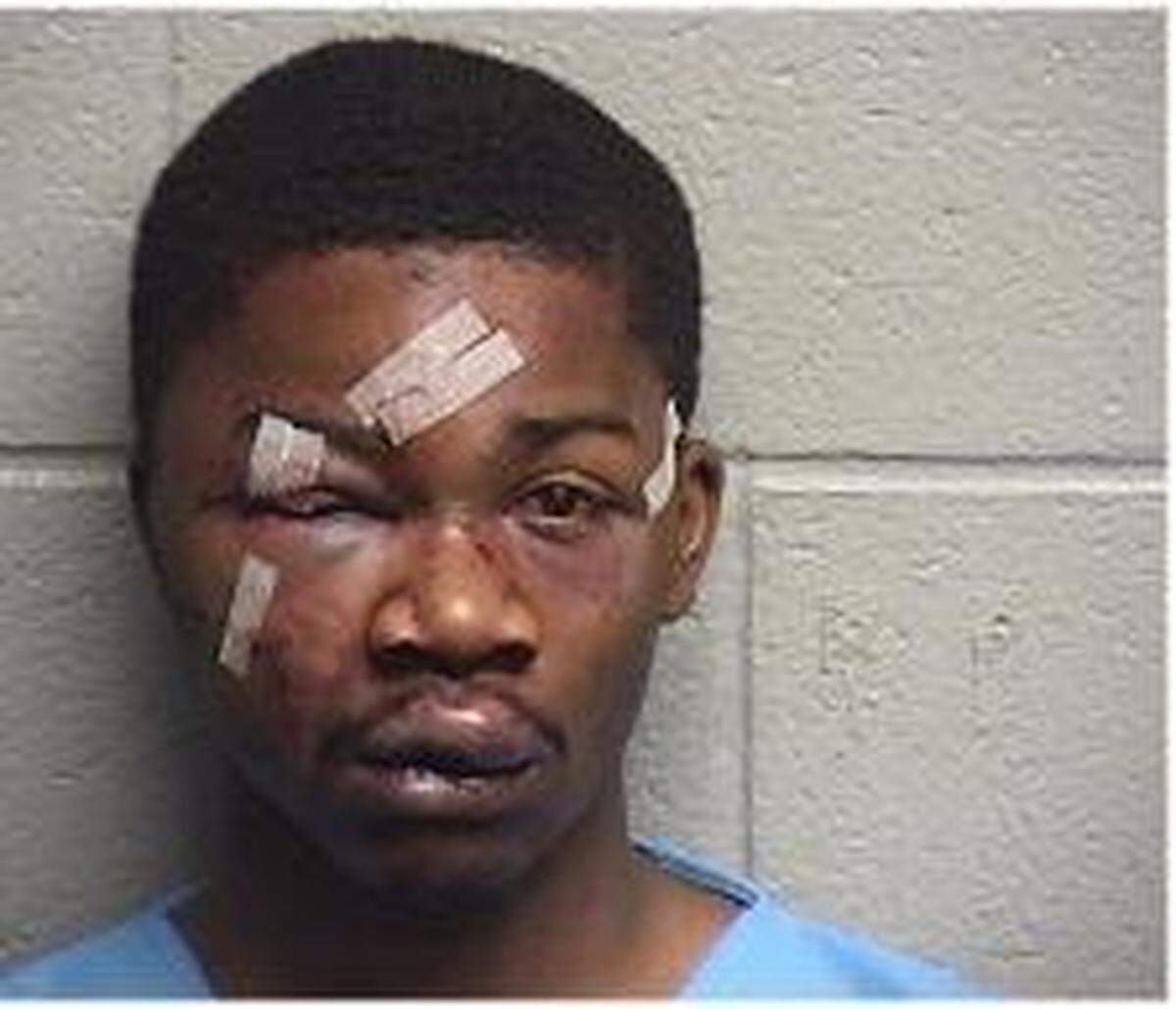 Durham police say Ledarius Samuel appeared to have been roughed up by people at the party where four people, including another suspect, were shot.