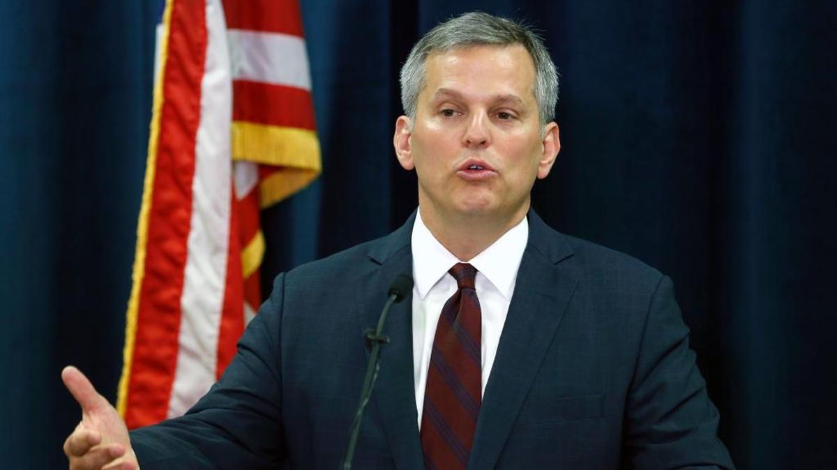 NC Attorney General Josh Stein said he had to cut about 45 workers from his department due to budget cuts during a press conference held in his offices in Raleigh on Aug. 3, 2017.