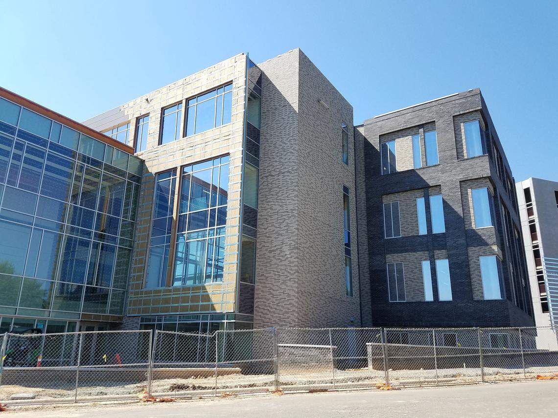 The new Durham Police Department headquarters will open in late 2018 on East Main Street.