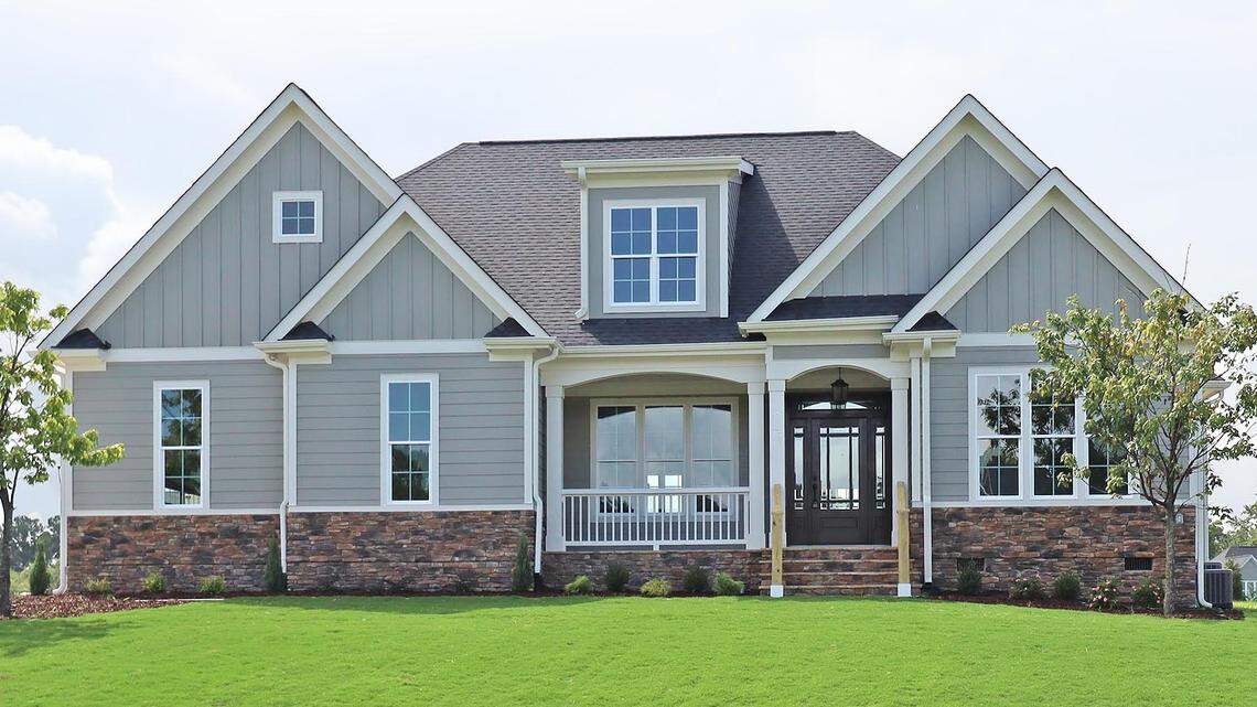A home that Grayson Dare has built in the Triangle. The small home builder is partnering with crowdfunding startup Groundfloor to help finance construction of new homes.