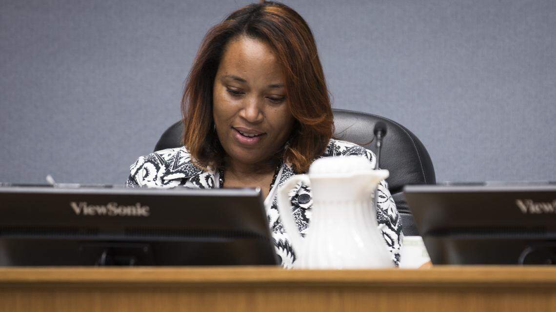 Durham City Council member DeDreana Freeman, seen in this August 6, 2018, file photo.