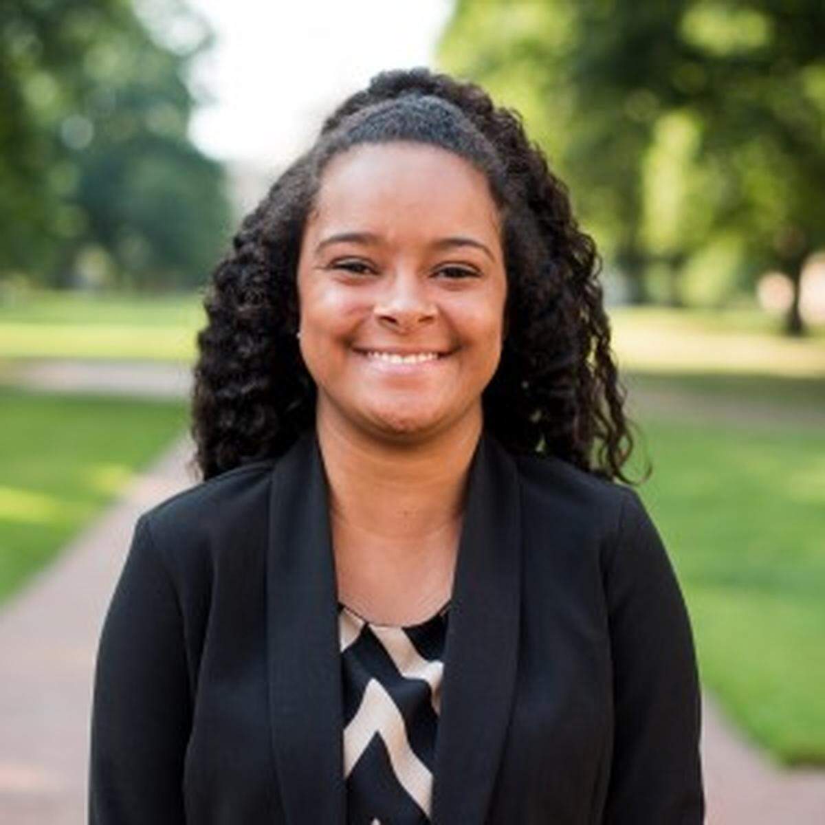 MaKayla Leak, a member of the Carolina College Advising Corps assigned to Hillside High School, is one of two assigned to Durham Public Schools. The other adviser is assigned to Southern School of Energy and Sustainability.