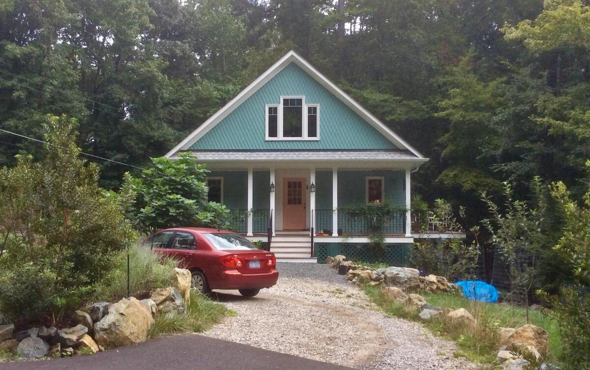 The owners of this house on Collum Road in Chapel Hill sued Orange County and Chapel Hill for a refund of their school impact fees paid in 2016. The lawsuit now includes several hundred residents and developers, attorneys said.