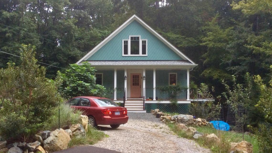 The owners of this house at 310 Collum Road in Chapel Hill sued Orange County and Chapel Hill for a refund of their school impact fees paid in 2016. The lawsuit now includes several hundred residents and developers, attorneys said.