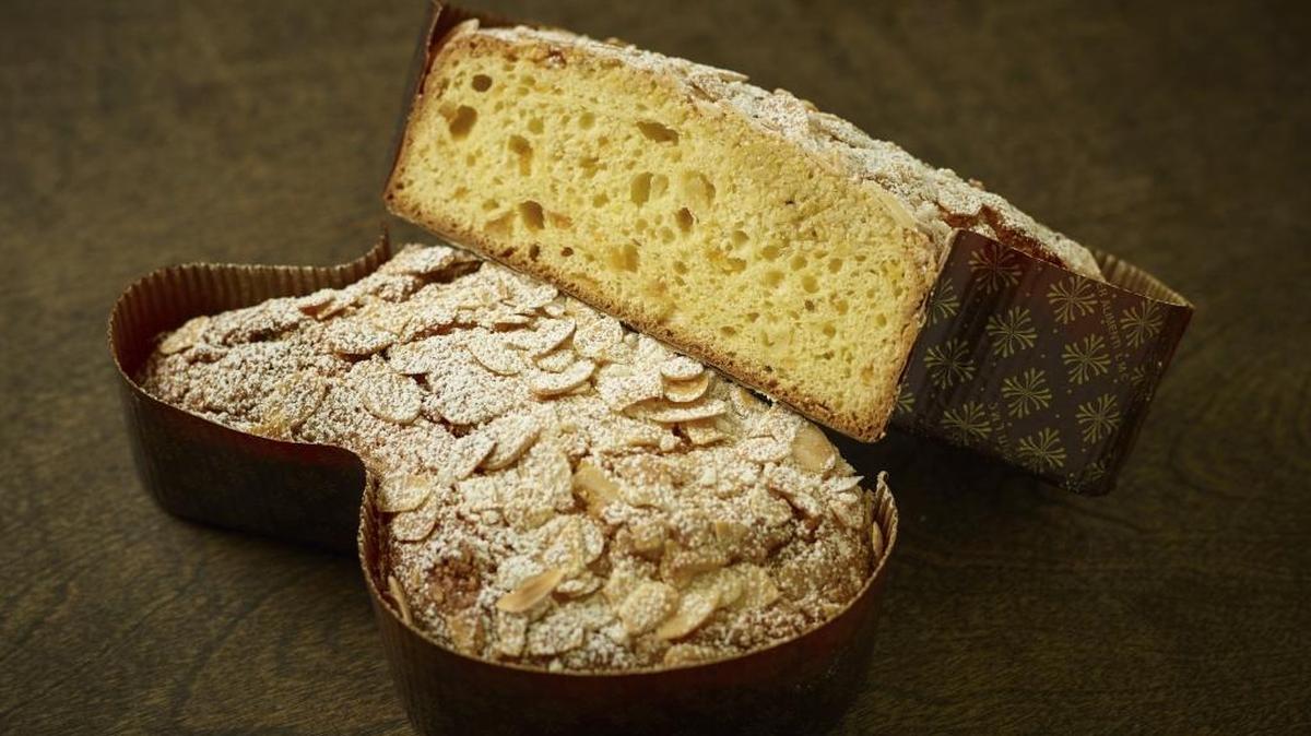 This photo provided by The Culinary Institute of America shows Colomba di Pasqua, a traditional Italian Easter bread. This dish is from a recipe by the Culinary Institute of America.