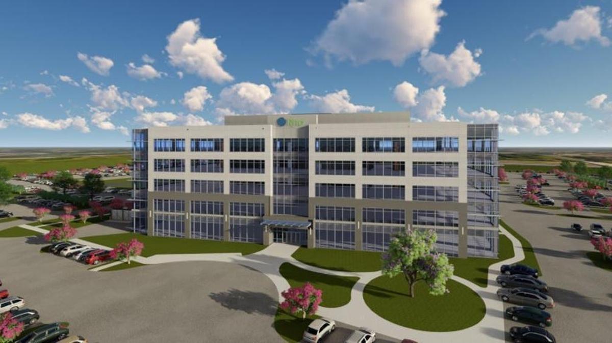 A rendering of Rho’s new headquarters in Research Triangle Park, which is scheduled to open some time in 2019.