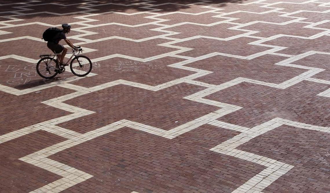 The Brickyard on NC State University’s campus.