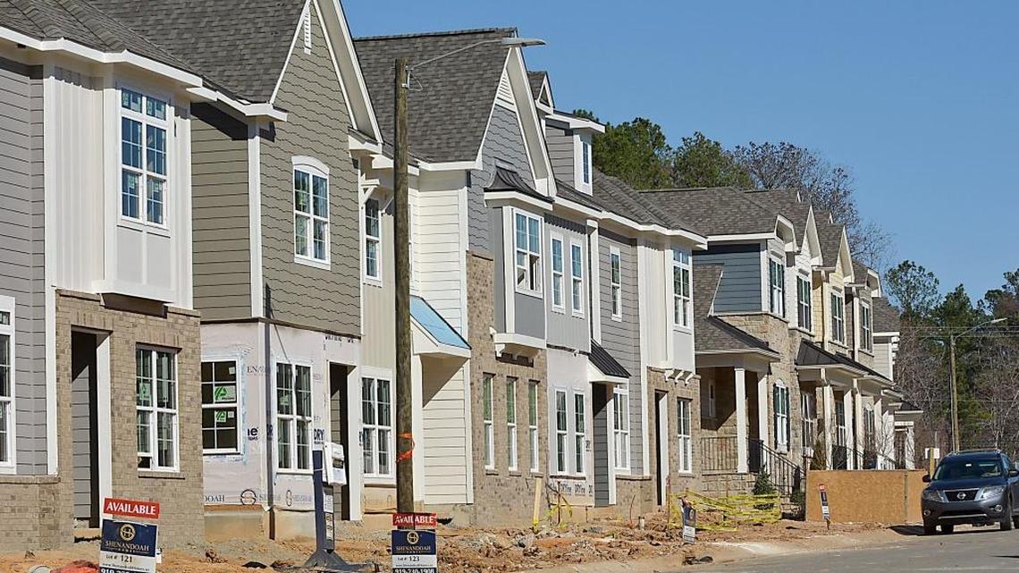 The number of townhomes for sale in the Triangle has seen a significant drop since 2013.