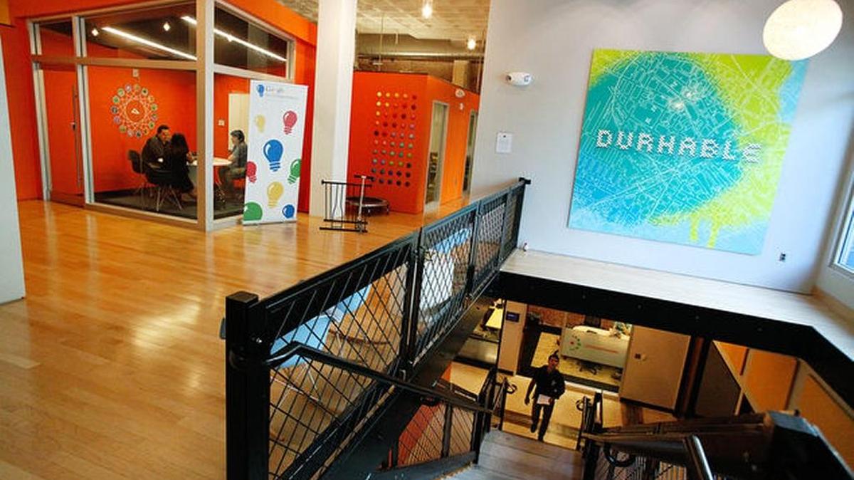 The American Underground @ Main building in downtown Durham.