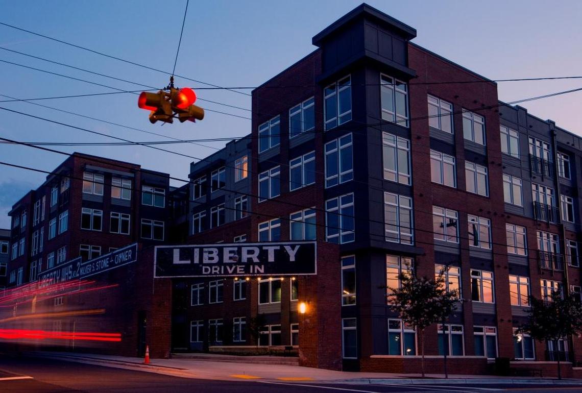 Photo of Liberty Warehouse Apartments taken Tuesday, July 11, 2017, in Durham, N.C.