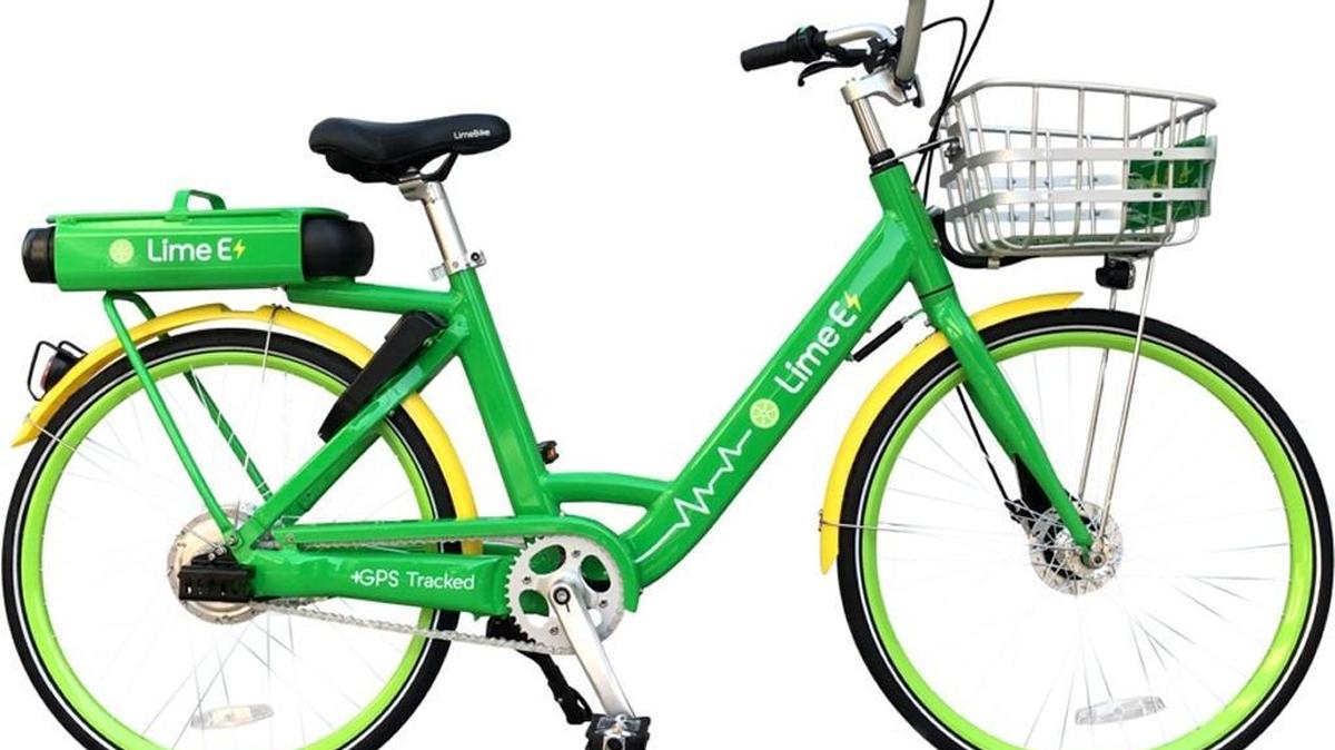 LimeBike’s new electric-assisted bikes can travel up to 15 miles per hour.
