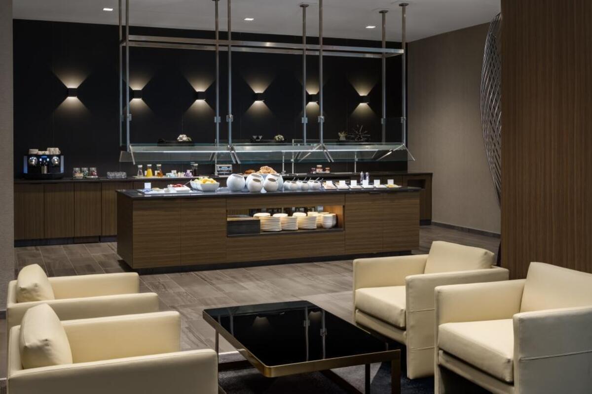The breakfast bar inside the new AC Hotel in Chapel Hill. The breakfast bar serves a European-style breakfast.
