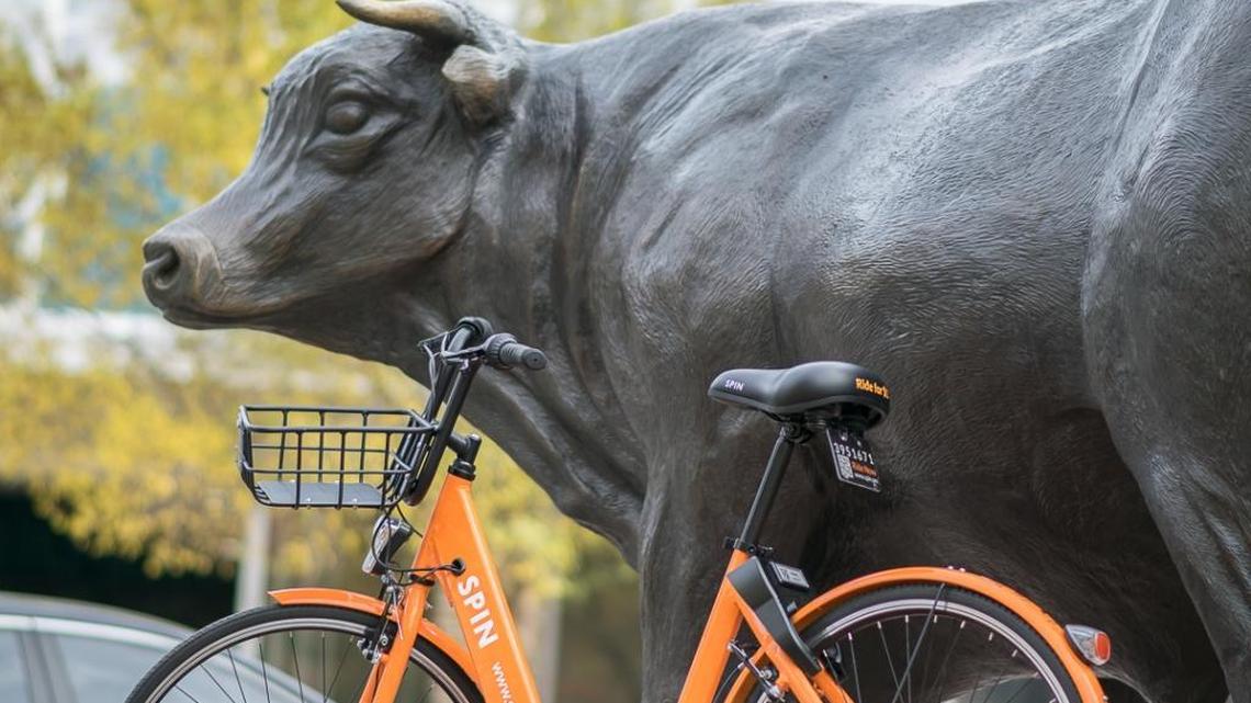 Spin, a dockless bike share program, is set to launch in Durham next week. Its competitor LimeBike will also be putting its bikes in Durham at the same time.