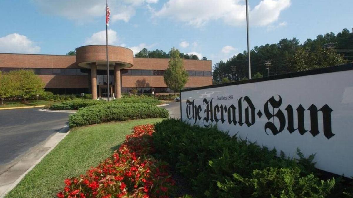 Pictured is the 2828 Pickett Road facility that was once the home to The Herald-Sun newspaper.