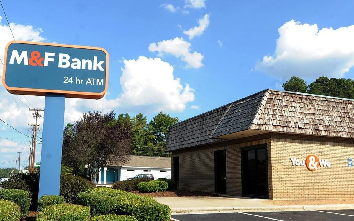 M&F Bank has branch locations in five cities across the state, including two in Durham. The branch pictured is located on Durham-Chapel Hill Boulevard in Durham.