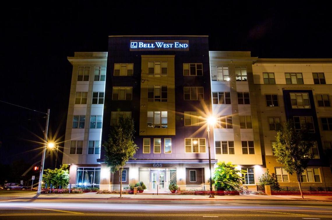 Photo of Bell West End apartments taken Tuesday, July 11, 2017, in Durham, N.C.