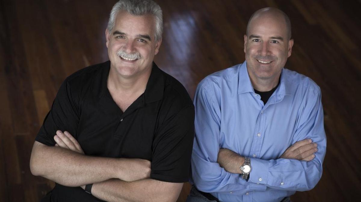 PRSONAS, which was founded by Chuck Rinker, left, and David Rose, will compete in Google’s National Demo Day.