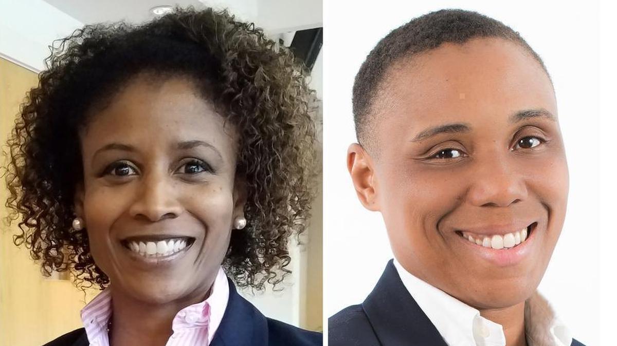 Shelia Ann Huggins (left) and Vernetta Alston (right), who are competing in the general election for the Ward 3 city council seat.