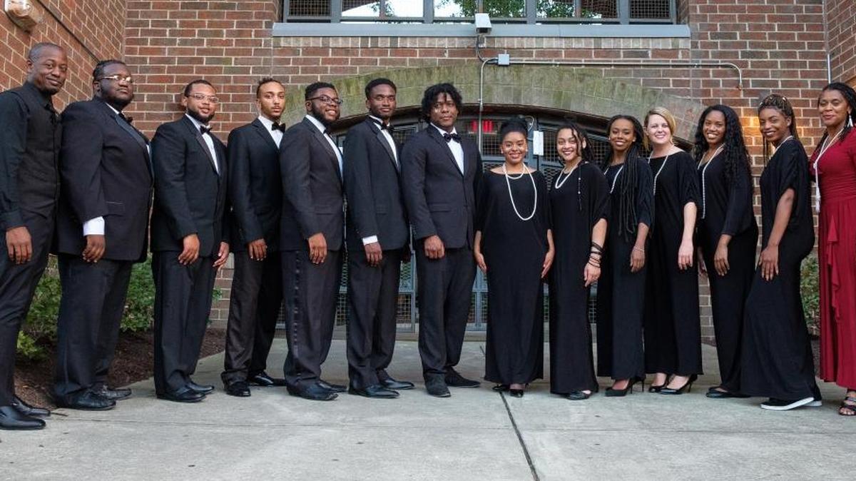 The NCCU Vocal Jazz Ensemble has made the first round of voting for a possible Grammy nomination for “Take Note.” Director Lenora Helm Hammonds is at right.